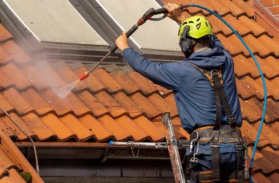 Démoussage et hydrofuge de toiture à Vidou